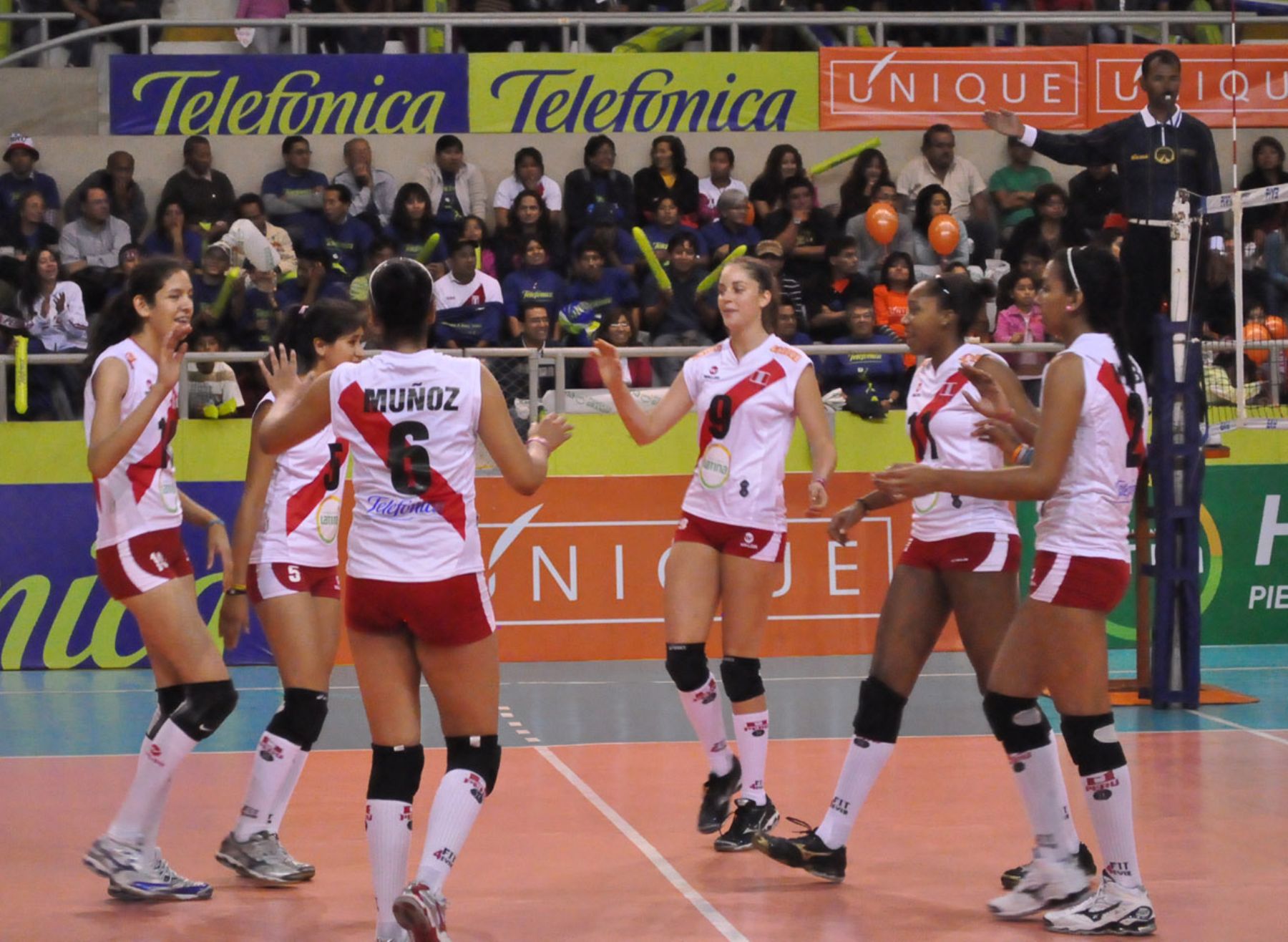 Peruvian junior national volleyball team.