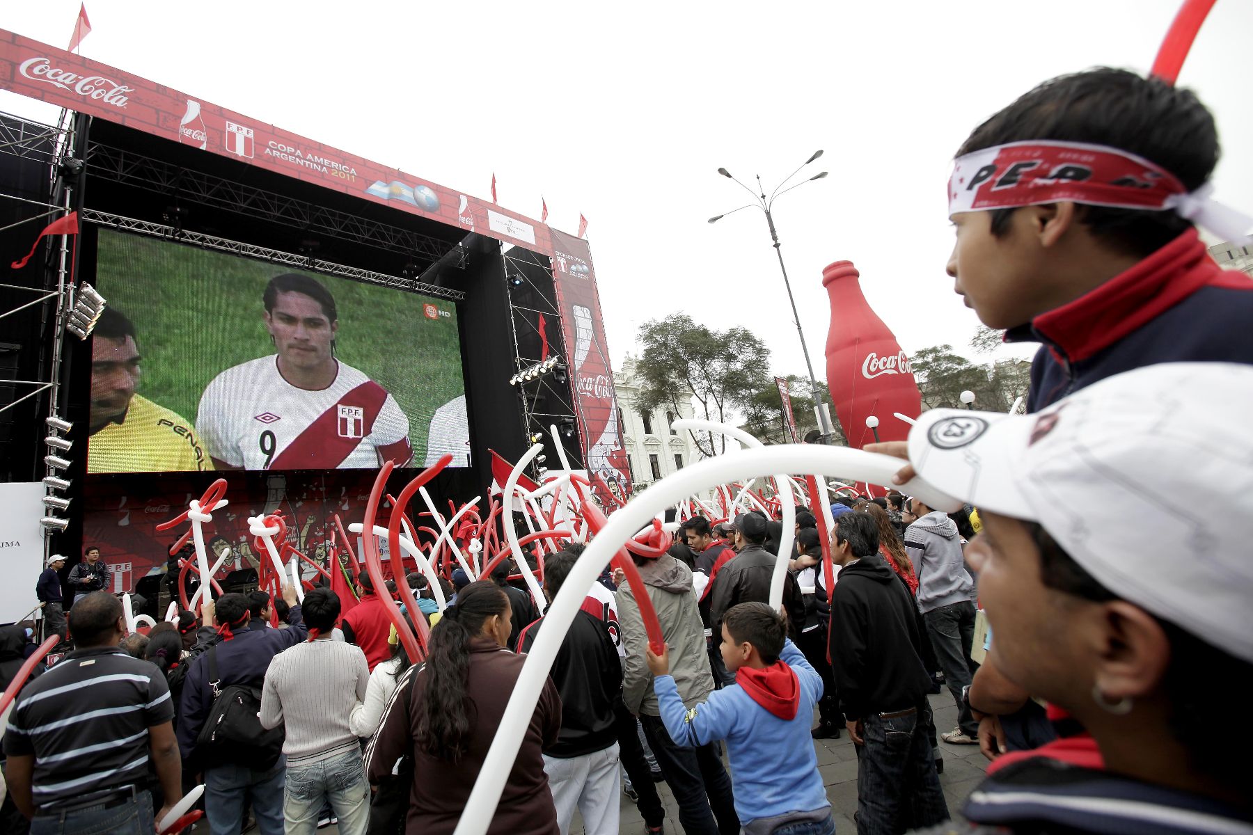 Cajamarca ya vive el ambiente por el repechaje que disputarán las selecciones de Perú y Australia. La municipalidad instalará una pantalla gigante en la explanada del complejo Qhapaq Ñan. ANDINA/archivo