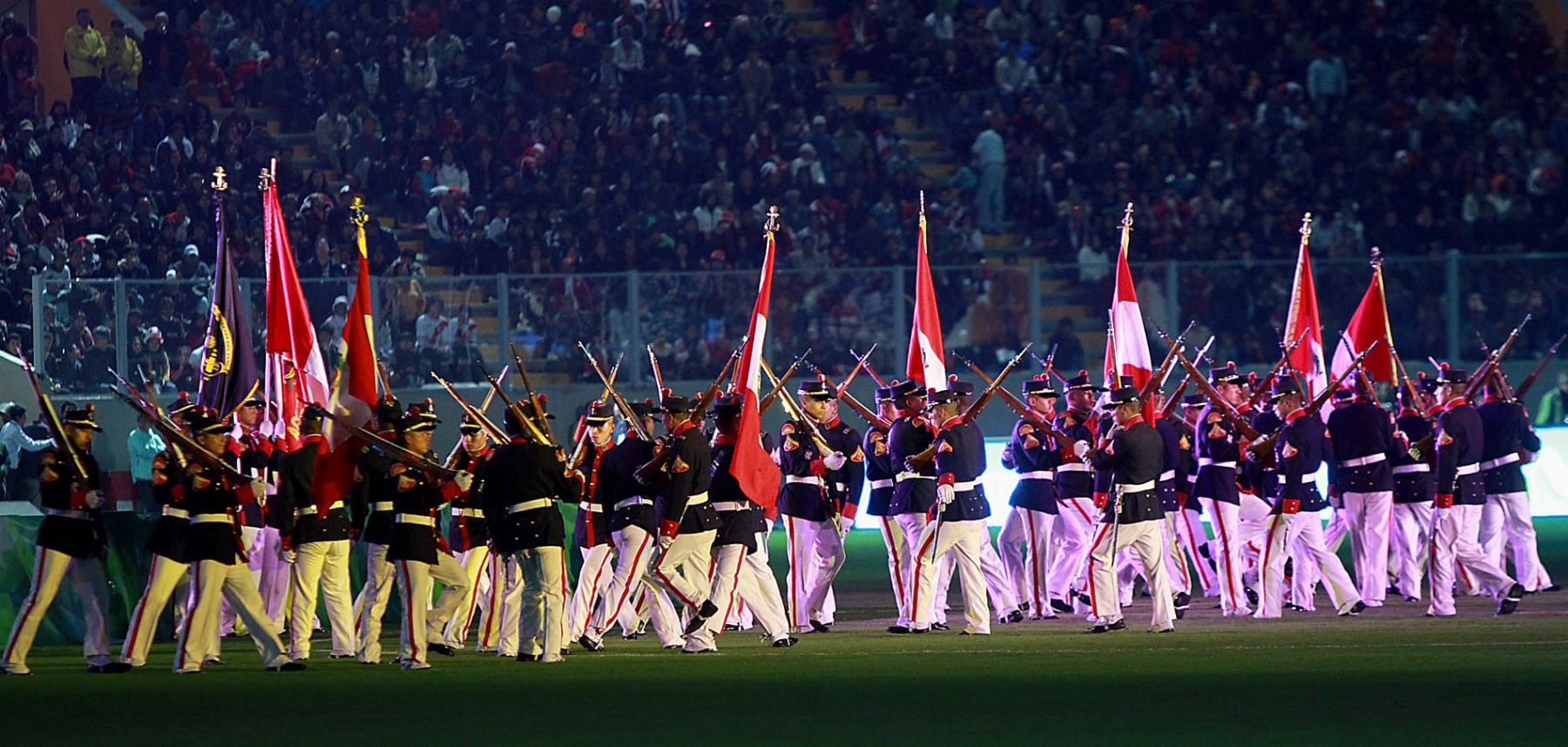 Ceremonia de reinaguración del Estadio Nacional del Perú. Foto: ANDINA/Carlos Lezama