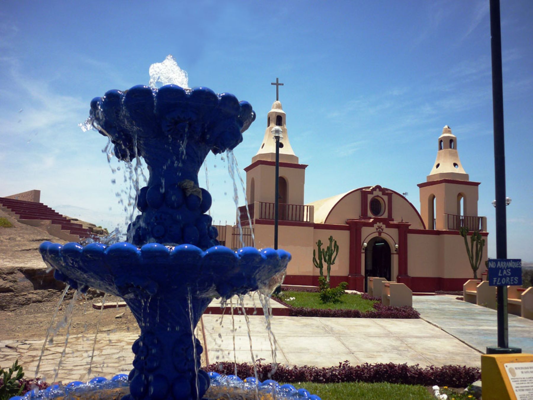 Iglesia del distrito de Santa María, en la provincia limeña de Huaura. Foto: Municipalidad de Santa María.