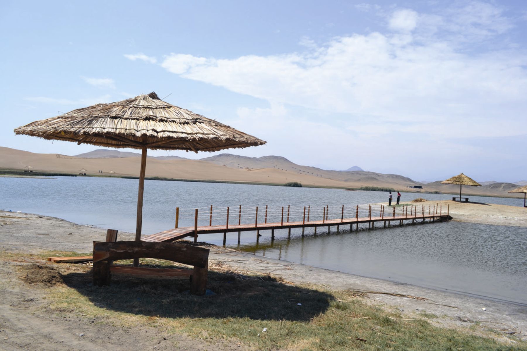 Laguna La Encantada, en el distrito de Santa María, en Huaura. Foto: Municipalidad de Santa María.