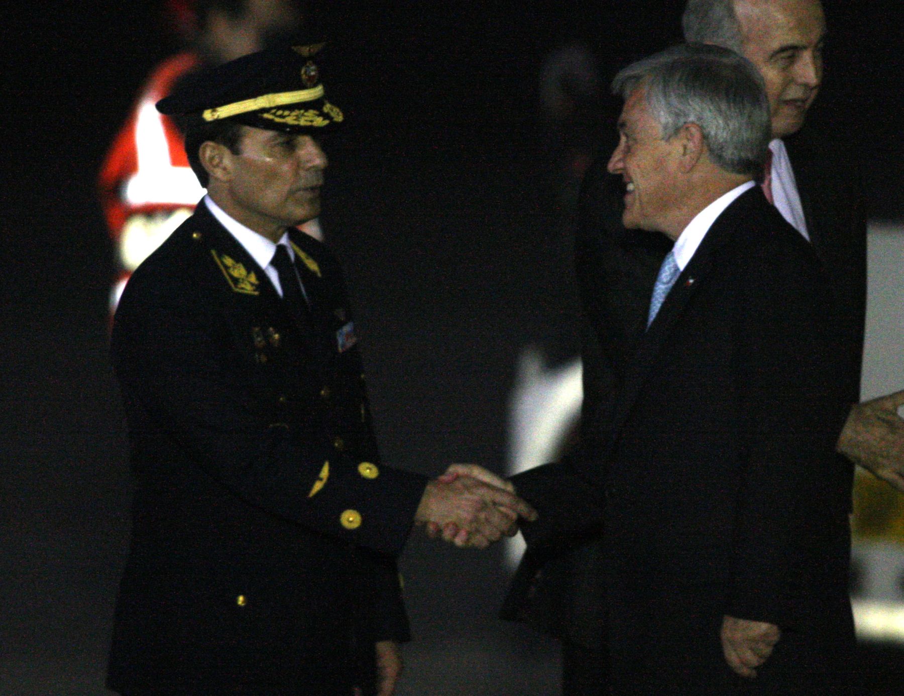 llegada de presidente Piñera.Foto: ANDINA/Héctor VincesFoto: ANDINA/Héctor Vinces