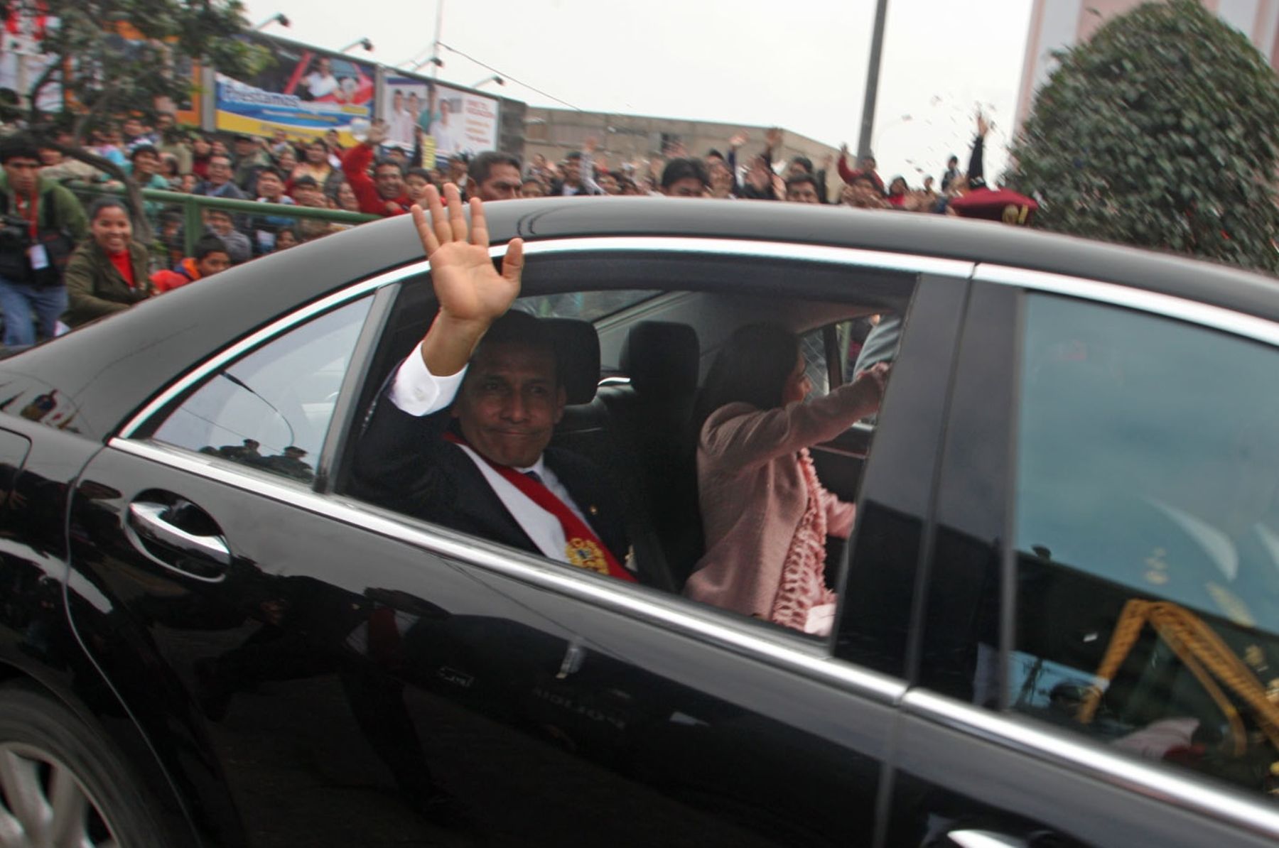 Presidente de la República, Ollanta Humala, se retira de la Gran Parada Cívico Militar por el 190 aniversario de la proclamación de la Independencia Nacional.
Foto: ANDINA / Gustavo Sánchez