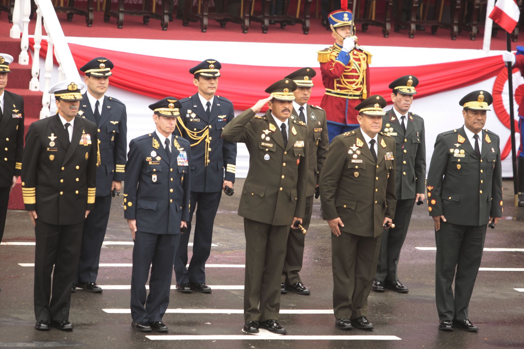Todo va quedando listo para Desfile Militar.Foto: ANDINA/Jack Ramón.