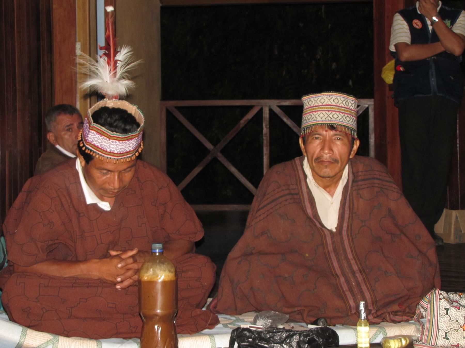 Chamán o curandero conduce ritual de la ayahuasca. Foto: ANDINA/Difusión.