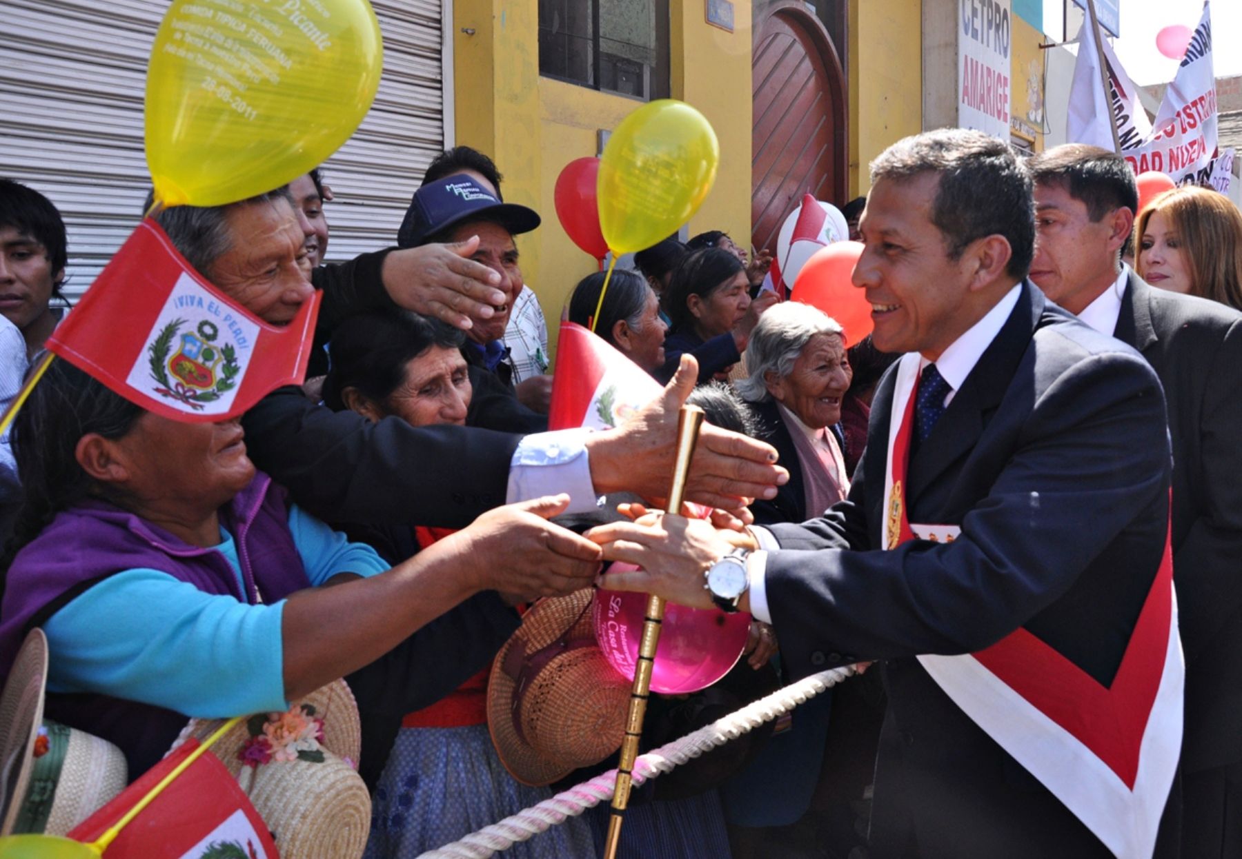 Presidente de la República, Ollanta Humala Tasso, encabeza celebraciones por el 82º aniversario de la reincorporación de la ciudad de Tacna al territorio nacional.Foto: ANDINA/ Presidencia de la República. 28/08/2011
