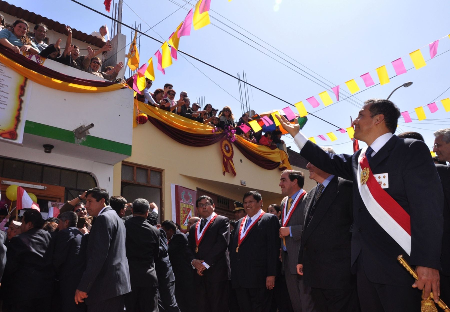 Presidente de la República, Ollanta Humala Tasso, encabeza celebraciones por el 82º aniversario de la reincorporación de la ciudad de Tacna al territorio nacional.Foto: ANDINA/ Presidencia de la República. 28/08/2011