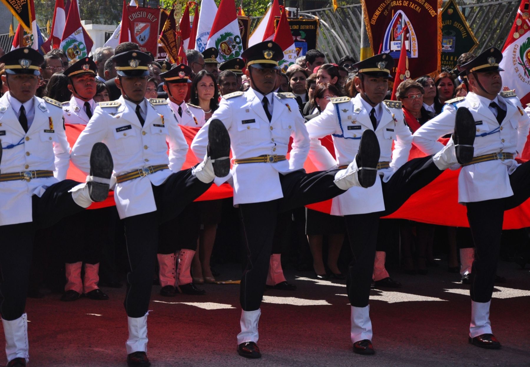 Celebraciones por el 82º aniversario de la reincorporación de la ciudad de Tacna al territorio nacional.Foto: ANDINA/ Presidencia de la República. 28/08/2011 28/08/2011