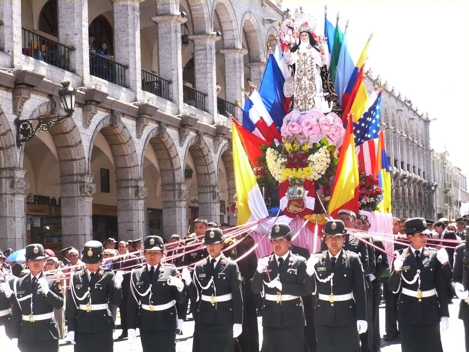 Homenaje a Santa Rosa de Lima en Arequipa. Foto: ANDINA/Rocío Méndez.