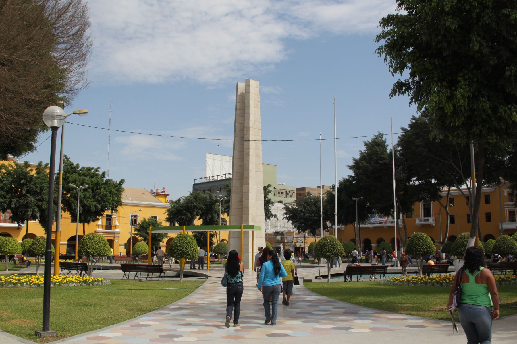 Plaza de armas de la ciudad de Ica. Foto: ANDINA /Archivo/Jessica Vicente
