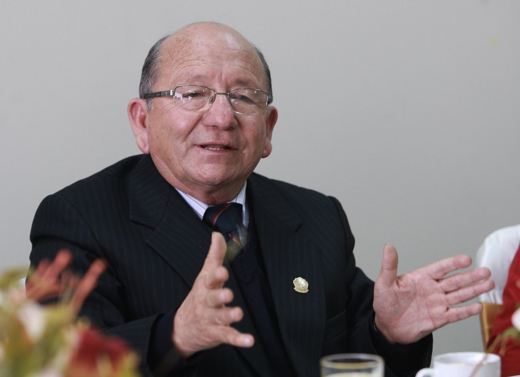 Alcalde de San Juan de Miraflores, Adolfo Ocampo. Foto: ANDINA/Archivo.