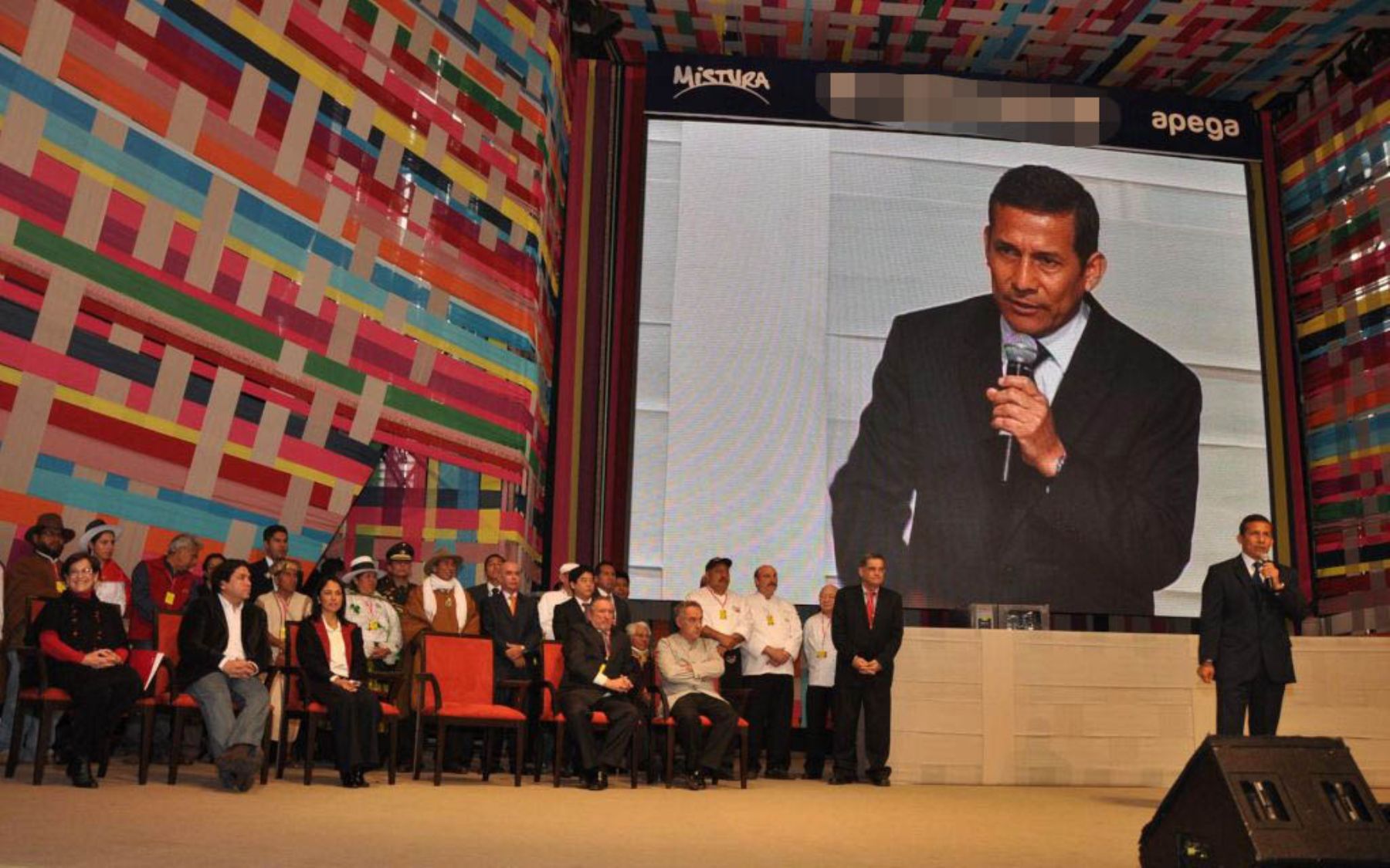 Presidente Ollanta Humala participa en inauguración de Mistura 2011.
 Foto: ANDINA/Presidencia de la República