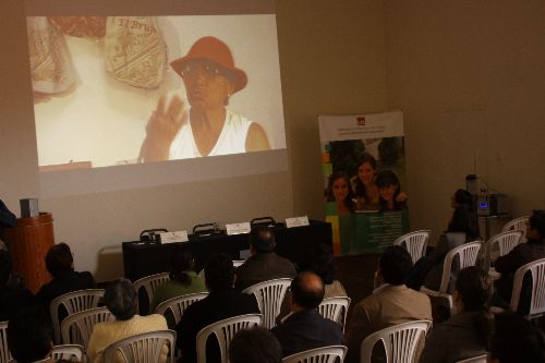 En Trujillo presentaron hoy documental “Magdalena de Cao: saliendo del olvido”. Foto: ANDINA/ Oscar Paz.
