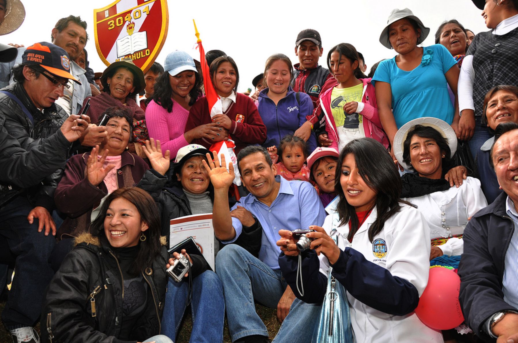 Presidente de la República, Ollanta Humala, encabeza acciones cívicas en dos distritos del departamento de Junín. Foto: ANDINA / Prensa Presidencia