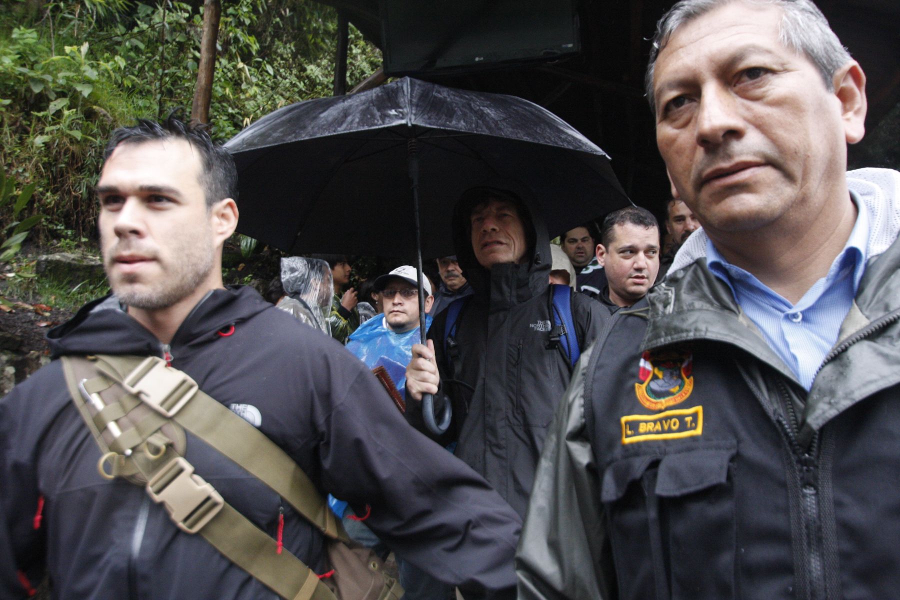 Mick Jagger visits Machu Picchu. Photo:ANDINA/Percy Hurtado