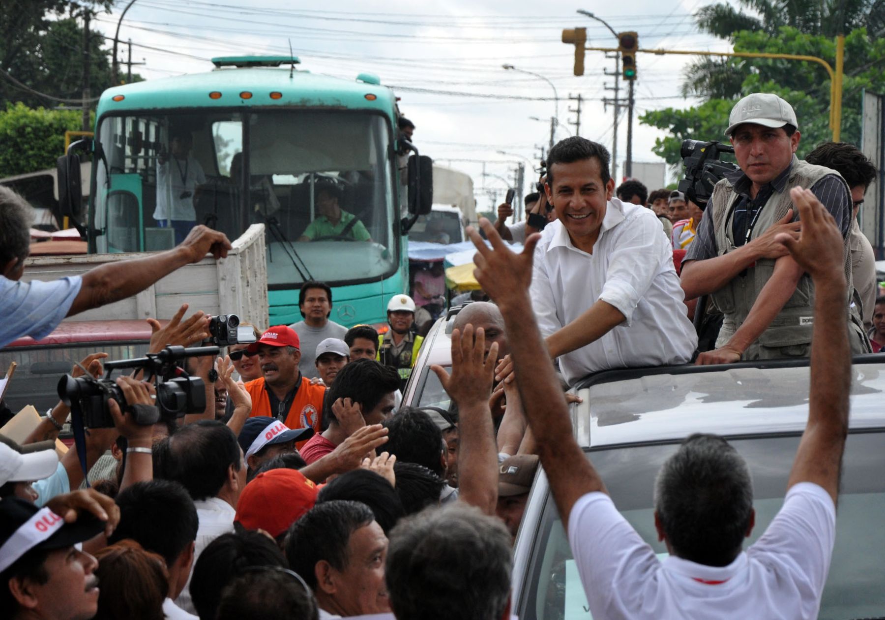 Presidente de la República, Ollanta Humala,  inspeccionó acciones cívicas en Loreto .
Foto: ANDINA/Prensa Presidencia.