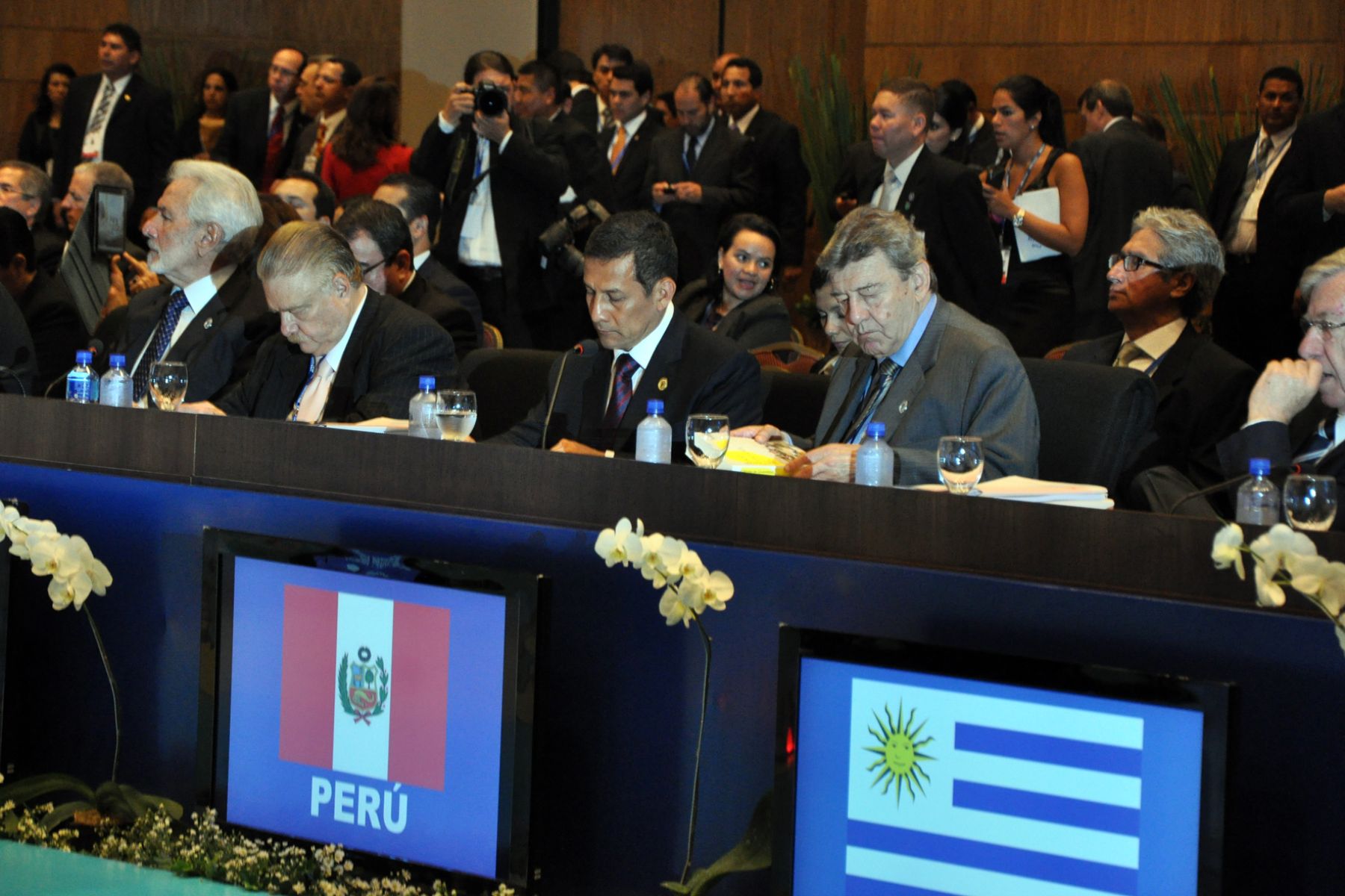 Presidente Ollanta Humala Tasso asiste a sesión plenaria de la XXI Cumbre Iberoamericana