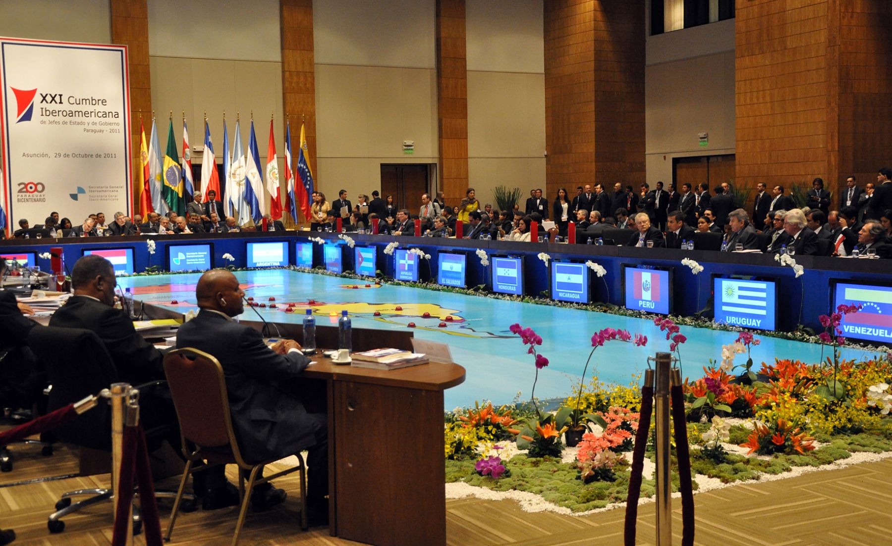Intervención del jefe de Estado Ollanta Humala en la XXI Cumbre Iberoamericana en Asunción, Paraguay.Foto: ANDINA/Prensa Presidencia