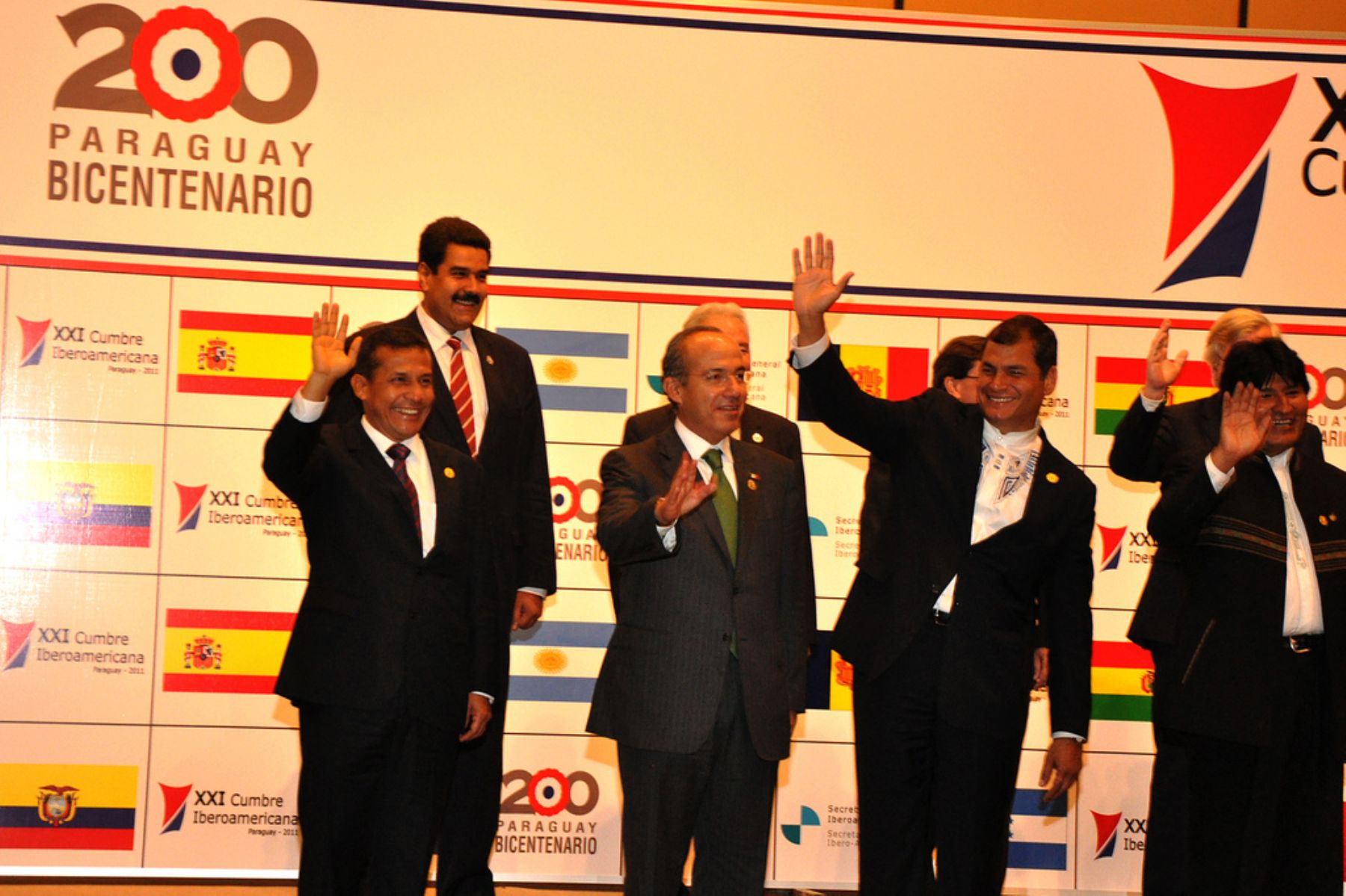 Fotografía Oficial de la XXI Cumbre Iberoamericana de Jefas y Jefes de Estado y de Gobierno.Foto:ANDINA/Prensa Presidencia