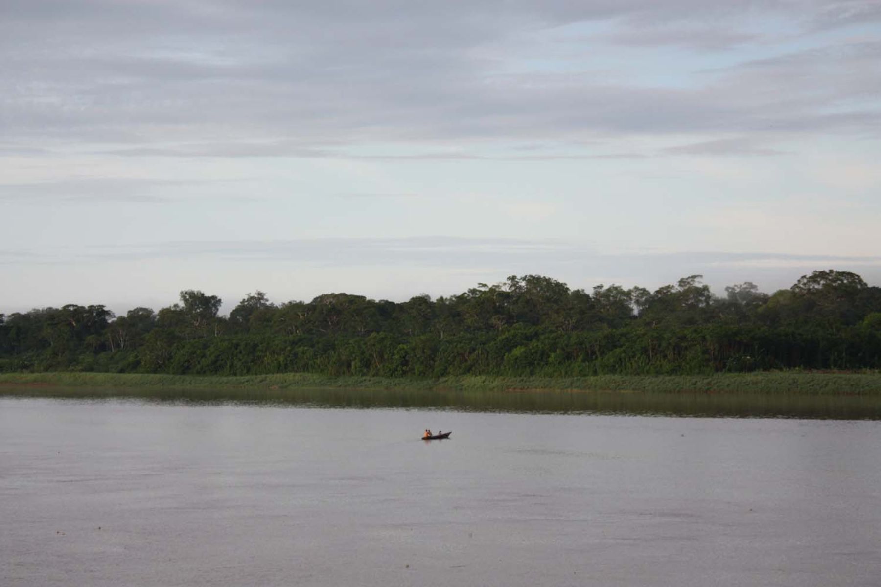 El río Amazonas pasó al estado de alerta naranja esta mañana en la estación hidrológica Timicurillo (Loreto), al incrementar su nivel de agua en las últimas horas debido a la presencia de lluvias en la selva. ANDINA/Difusión