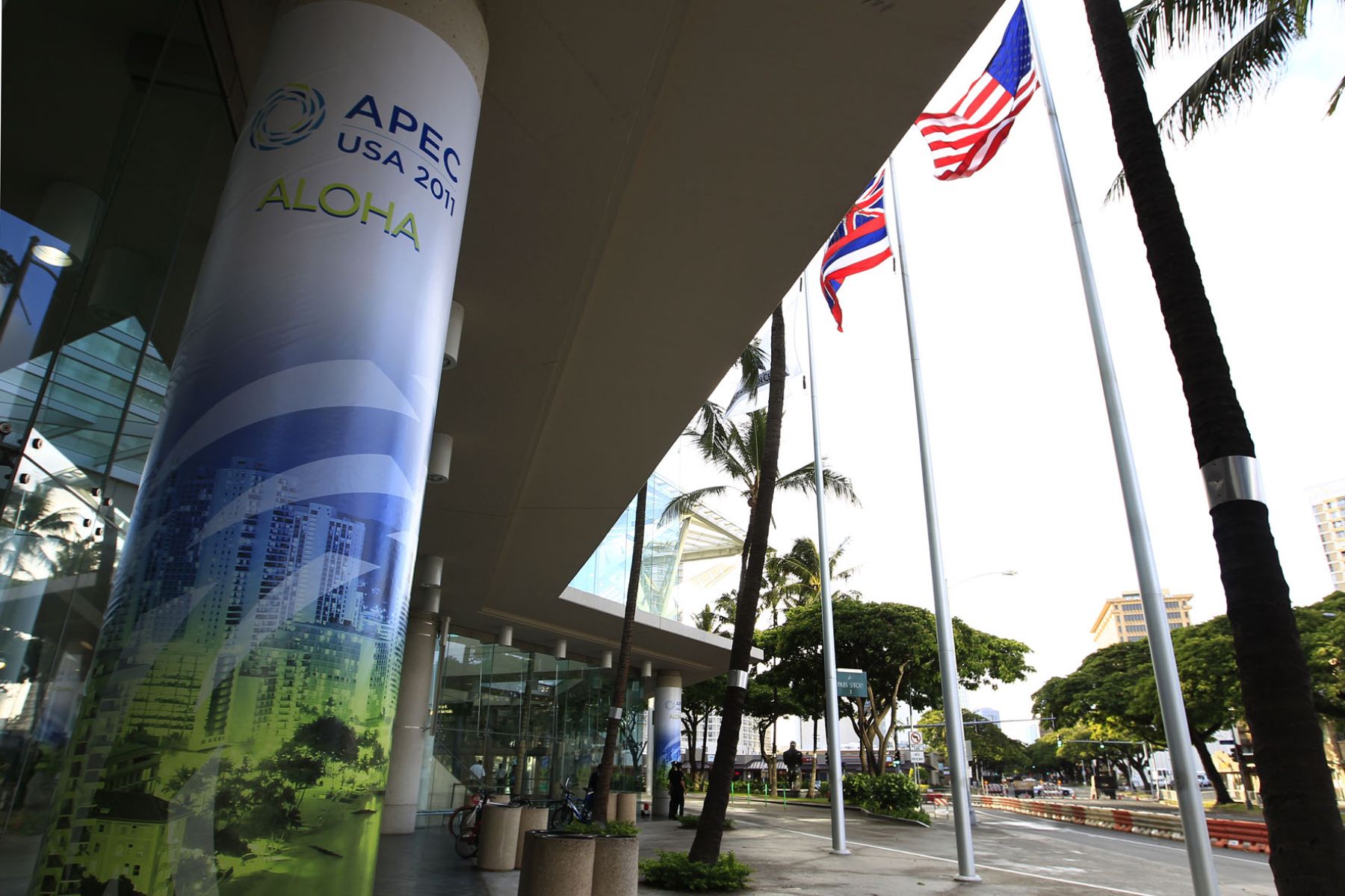 Centro de convenciones donde se realiza la  XIX Cumbre de Líderes del Foro de Cooperación Económica del Asia Pacífico (APEC).
 
Foto: ANDINA/ Prensa Presidencia.