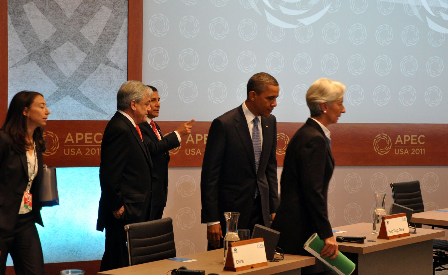 Presidente  de la República, Ollanta Humala, participa hoy, domingo 13 de noviembre de 2011, durante la sesión inaugural de la cumbre Asia-Pacífico (APEC), que tiene lugar en Ko Olina, en las islas Hawái (EEUU). 
 Foto: ANDINA/Prensa Presidencia.
