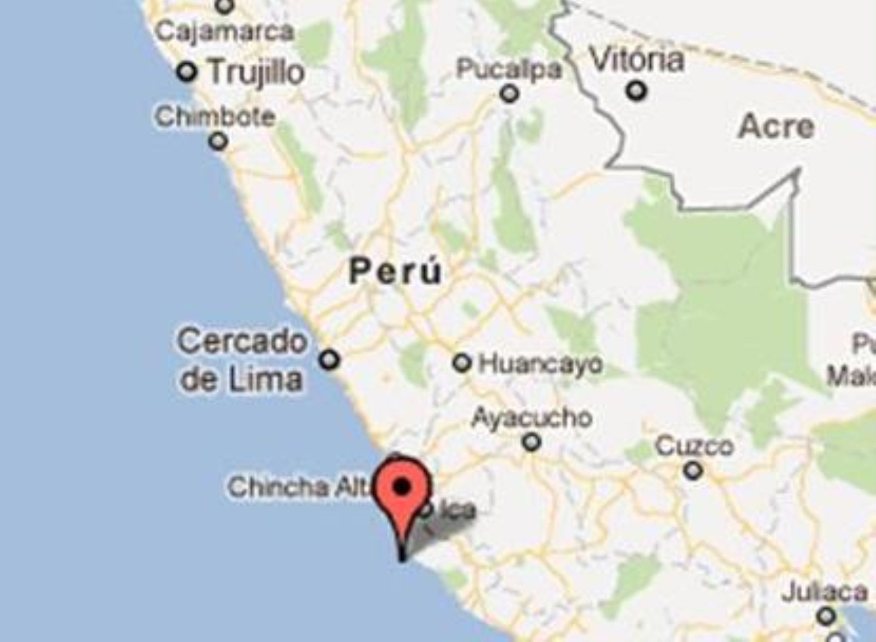 Magnitude-5.3 quake rattles Ica, southern Peru