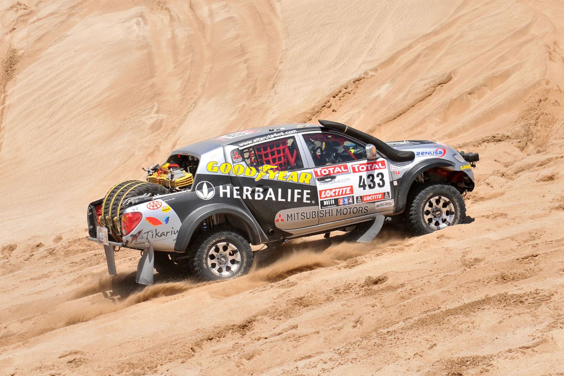 Competencia Rally Dakar 2012.  Foto: ANDINA/Andrés Lino