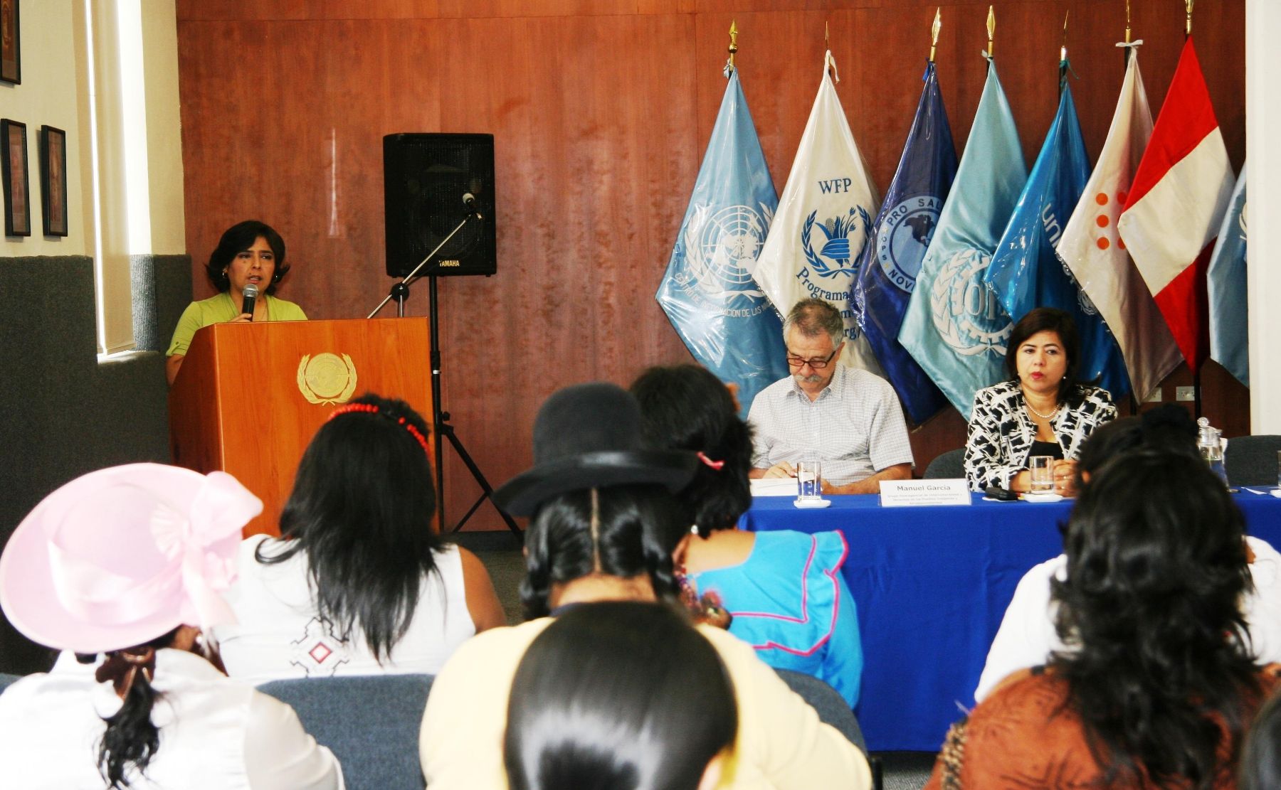 Ministra de la Mujer, Ana Jara, inaugura el taller “Las Voces de las Mujeres Indígenas Andinas y Amazónicas en el Proceso de Aplicación de la Consulta Previa".