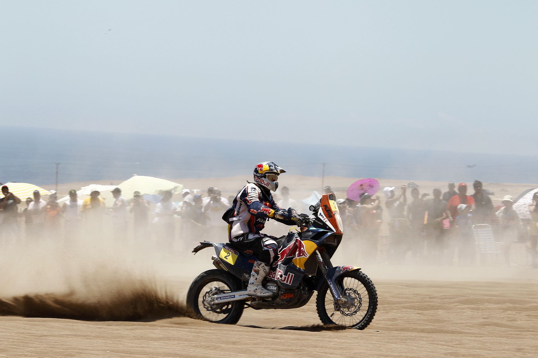 Motociclista francés Cyril Despres ganó en el debut de Perú en el Dakar.
 Foto: ANDINA/DPPI/ Frederich Le Floch.

Commentaire : 02 DESPRES CYRIL (FRA) KTM 450CC RALLY ACTION