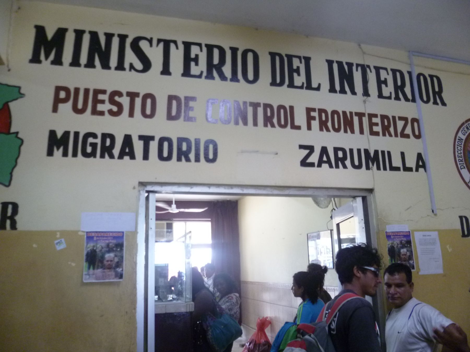 Control migratorio en Tumbes. Foto: ANDINA/José Hidalgo