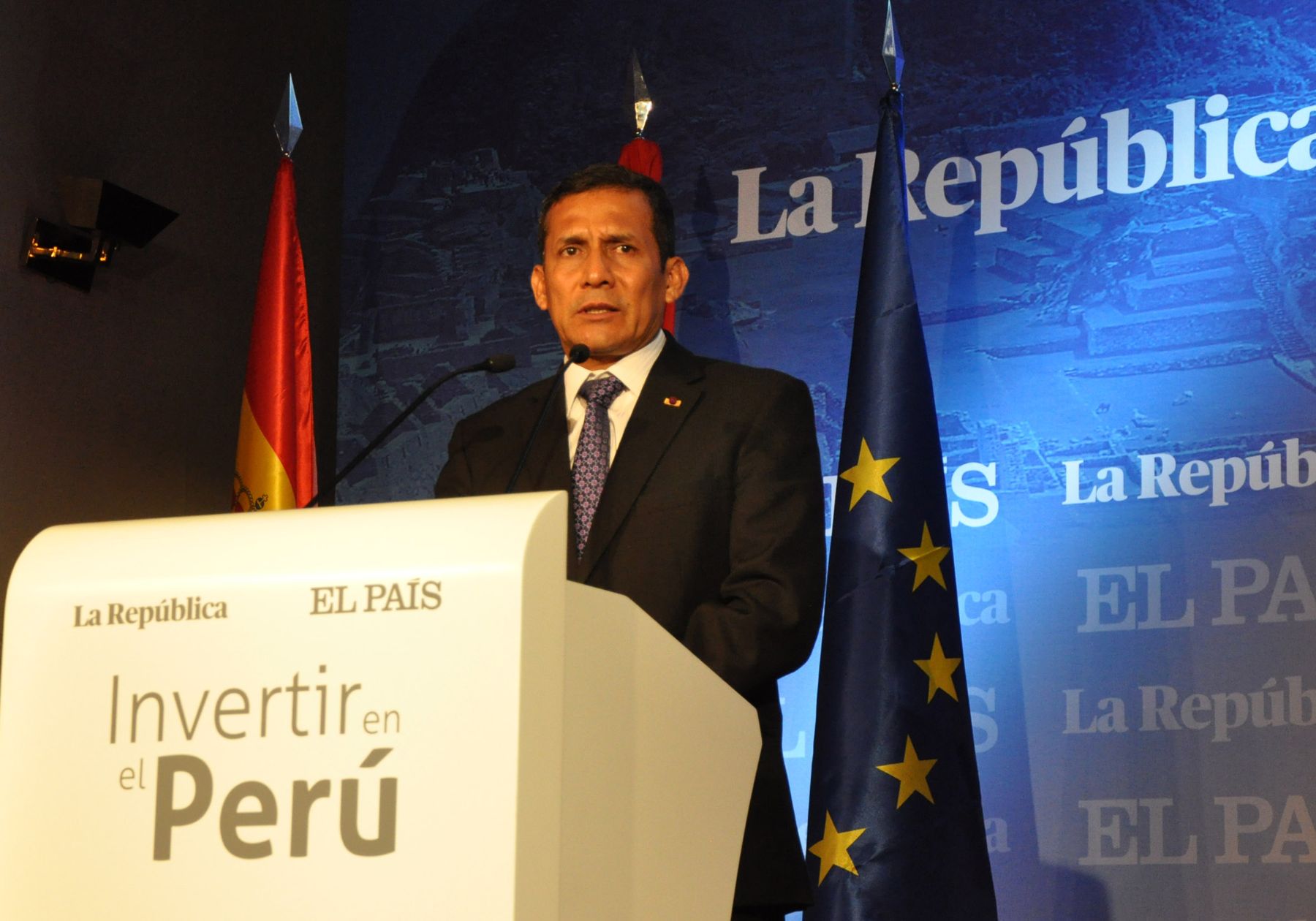 Presidente Ollanta Humala participó en inauguración de evento empresarial "Invertir en el Perú".
Foto: ANDINA/Prensa Presidencia.