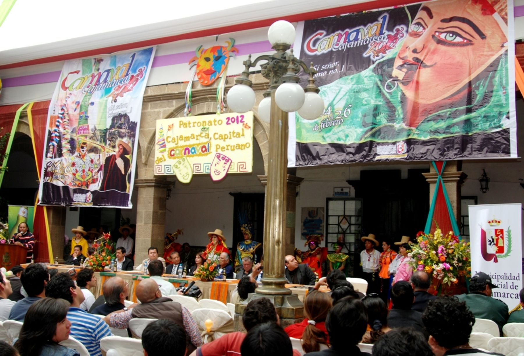 Presentan afiche oficial del carnaval de Cajamarca. Foto: ANDINA/Eduard Lozano.