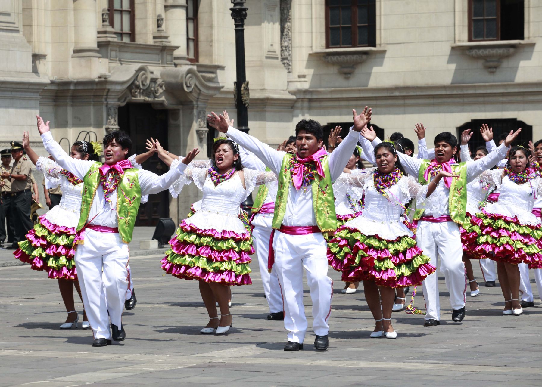 Titular del Mincetur, José Luis Silva, en  lanzamiento   del Carnaval Internacional  de Tacna en el Patio de Honor de Palacio de Gobierno.
Foto: ANDINA/Jhony Laurente