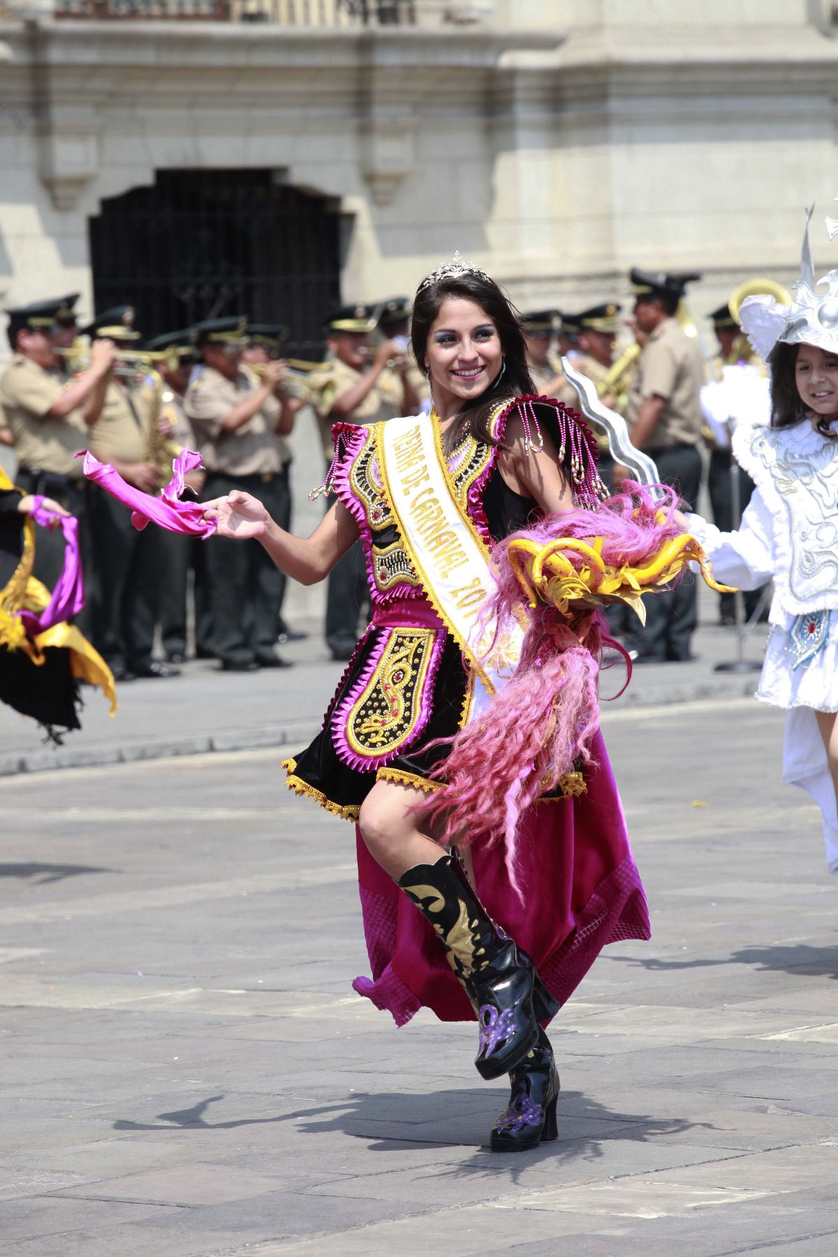Presentación  del Carnaval Internacional  de Tacna 12" en el Patio de Honor de Palacio de Gobierno.
Foto: ANDINA/Jhony Laurente