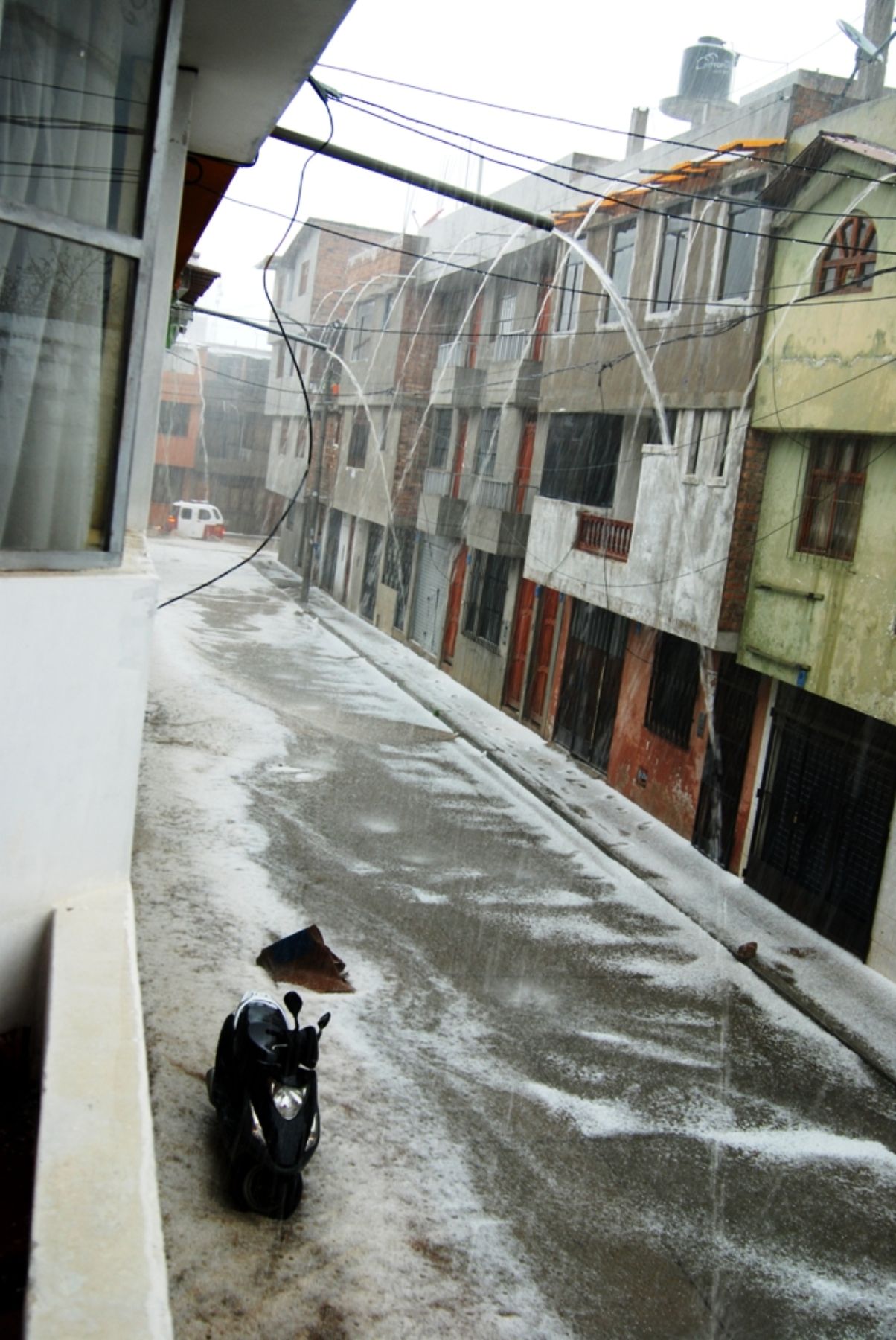 Lluvia torrencial inunda viviendas y calles de Cajabamba, en Cajamarca. Foto: ANDINA/archivo