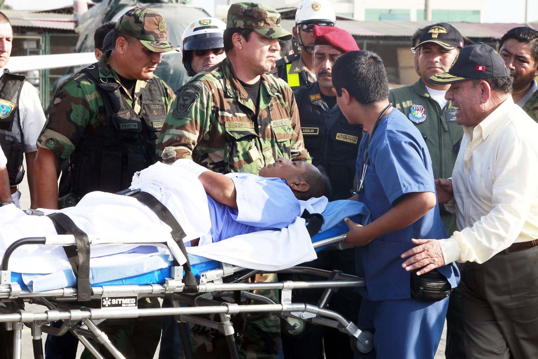Terrorista “Artemio” llegó a Lima en medio de fuertes medidas de seguridad.Foto: ANDINA/Luis Iparraguirre