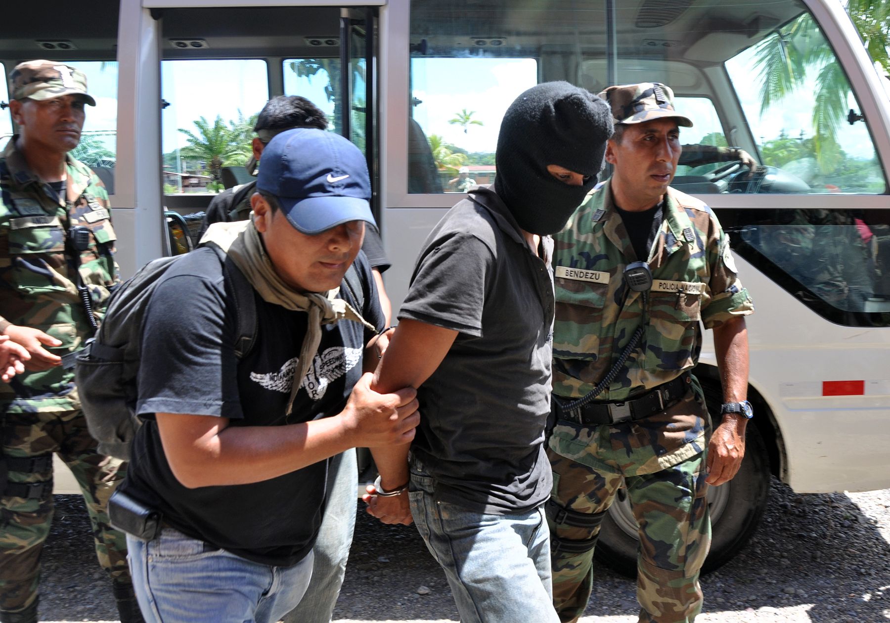 Además del cabecilla terrorista Florindo Eleuterio Flores Hala, camarada "Artemio", también fueron capturados otros dos elementos subversivos en el Alto Huallaga.Foto:ANDINA/Job Rosales