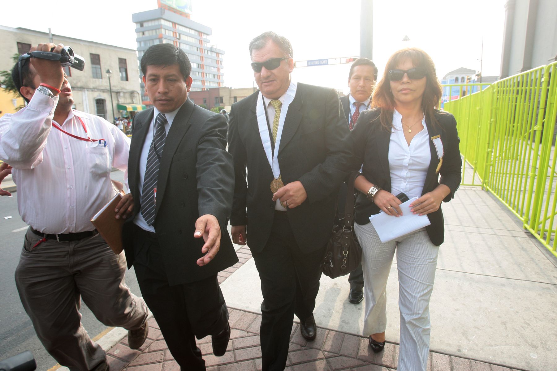 Procurador antiterrorismo Julio Galindo se hizo presente en la sede de la Dirección contra el Terrorismo.  Foto: ANDINA/Juan Carlos Guzmán Negrini.