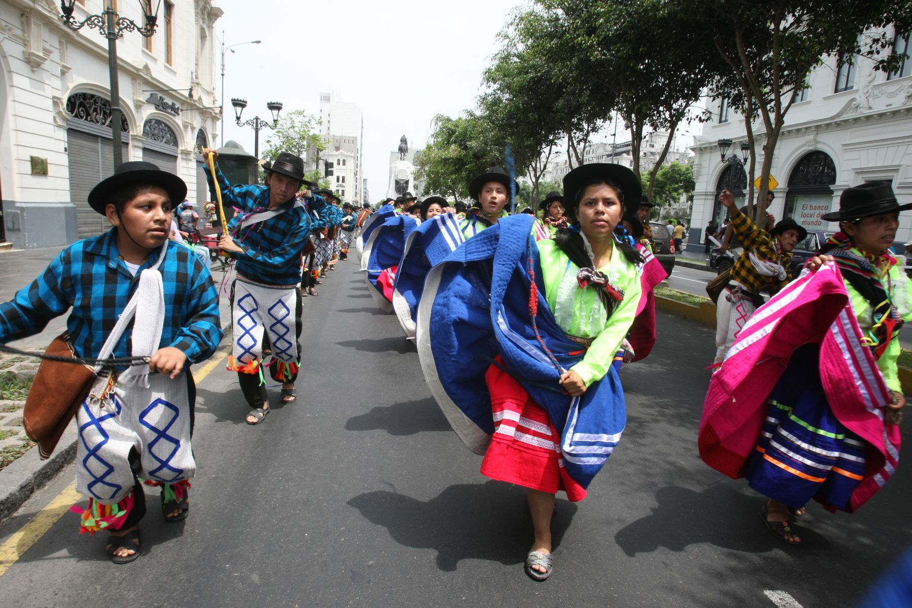 Carnaval de Vilcashuaman- Ayacucho 2012 denominado Quena de Oro en plaza San Martin ANDINA/ Vidal Tarqui.