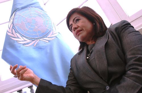 Representante del Programa de las Naciones Unidas para el Desarrollo, Rebeca Arias. Foto: ANDINA/Archivo.