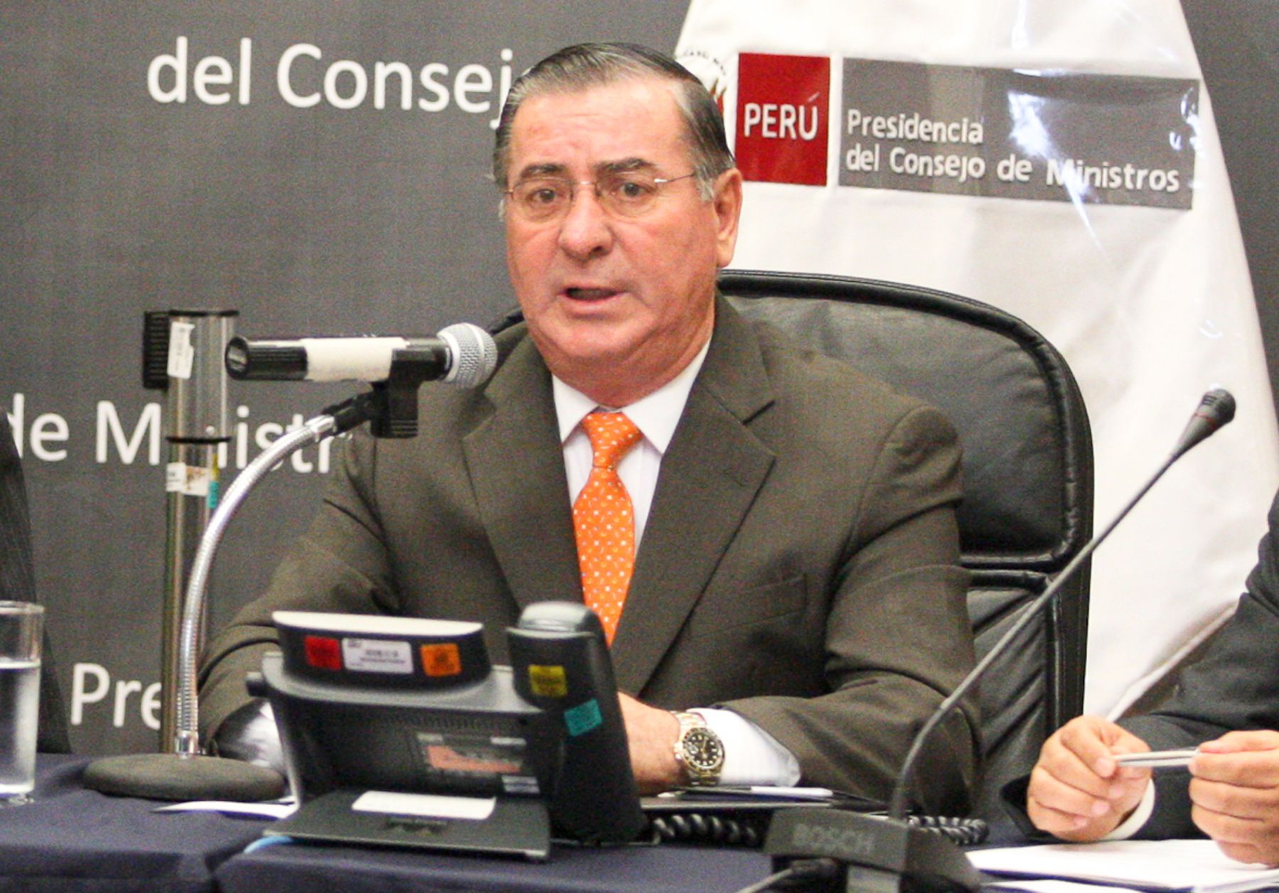 Presidente del Consejo de Ministros, Óscar Valdés. Foto: ANDINA/Archivo