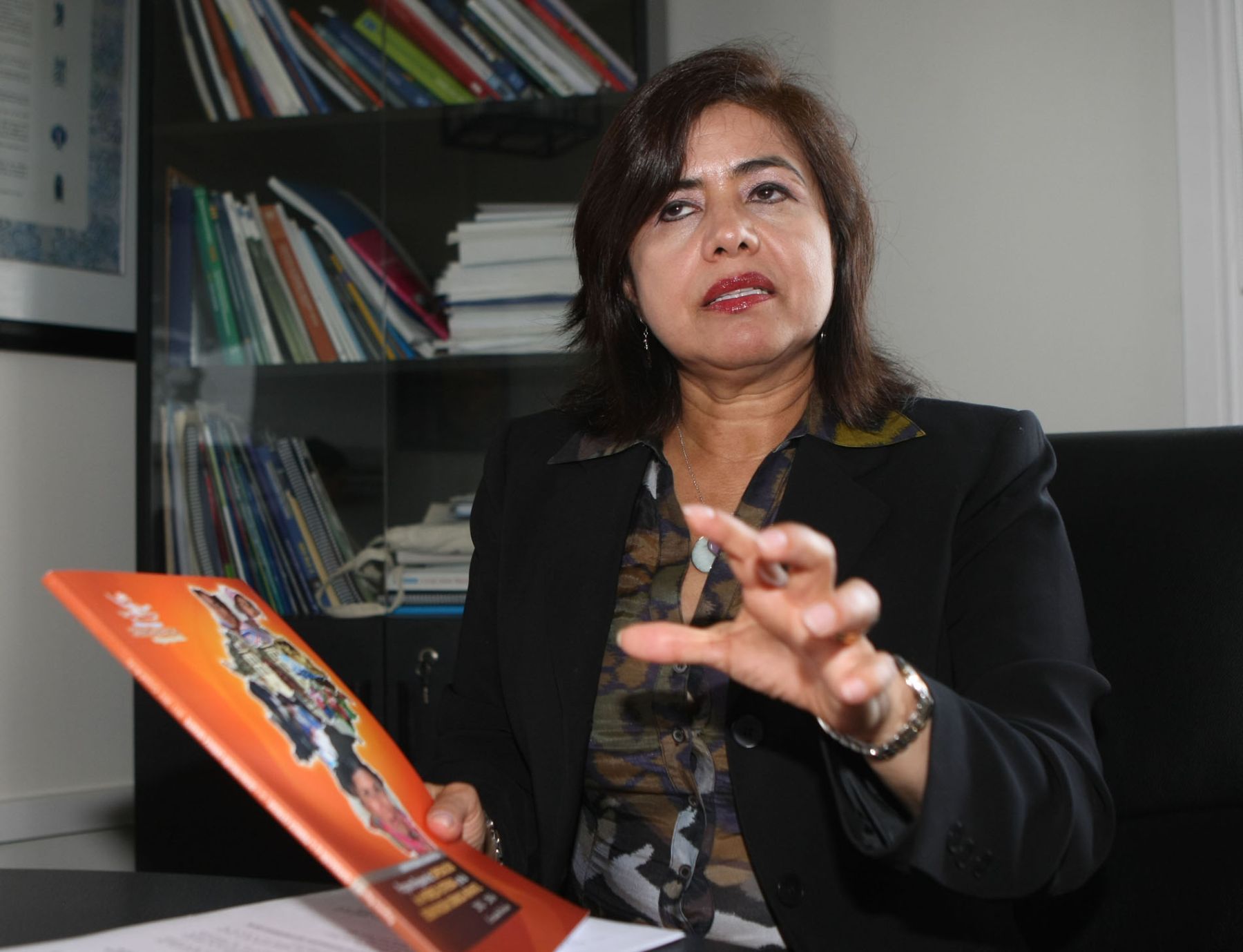 Rebeca Arias, coordinadora de Naciones Unidas. Foto: ANDINA/Vidal Tarqui.