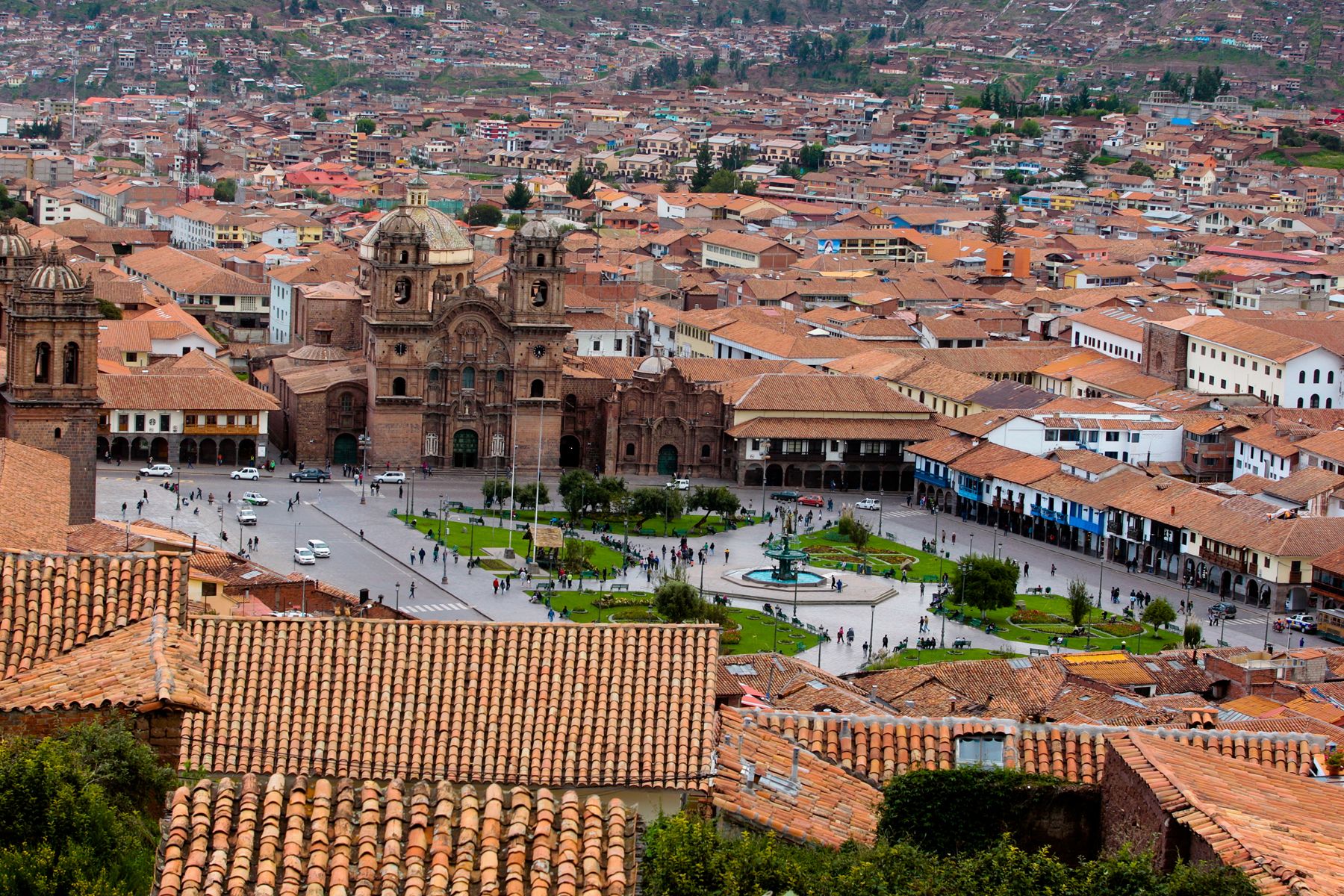 Plaza de armas in Cusco. Photo: ANDINA/archivo