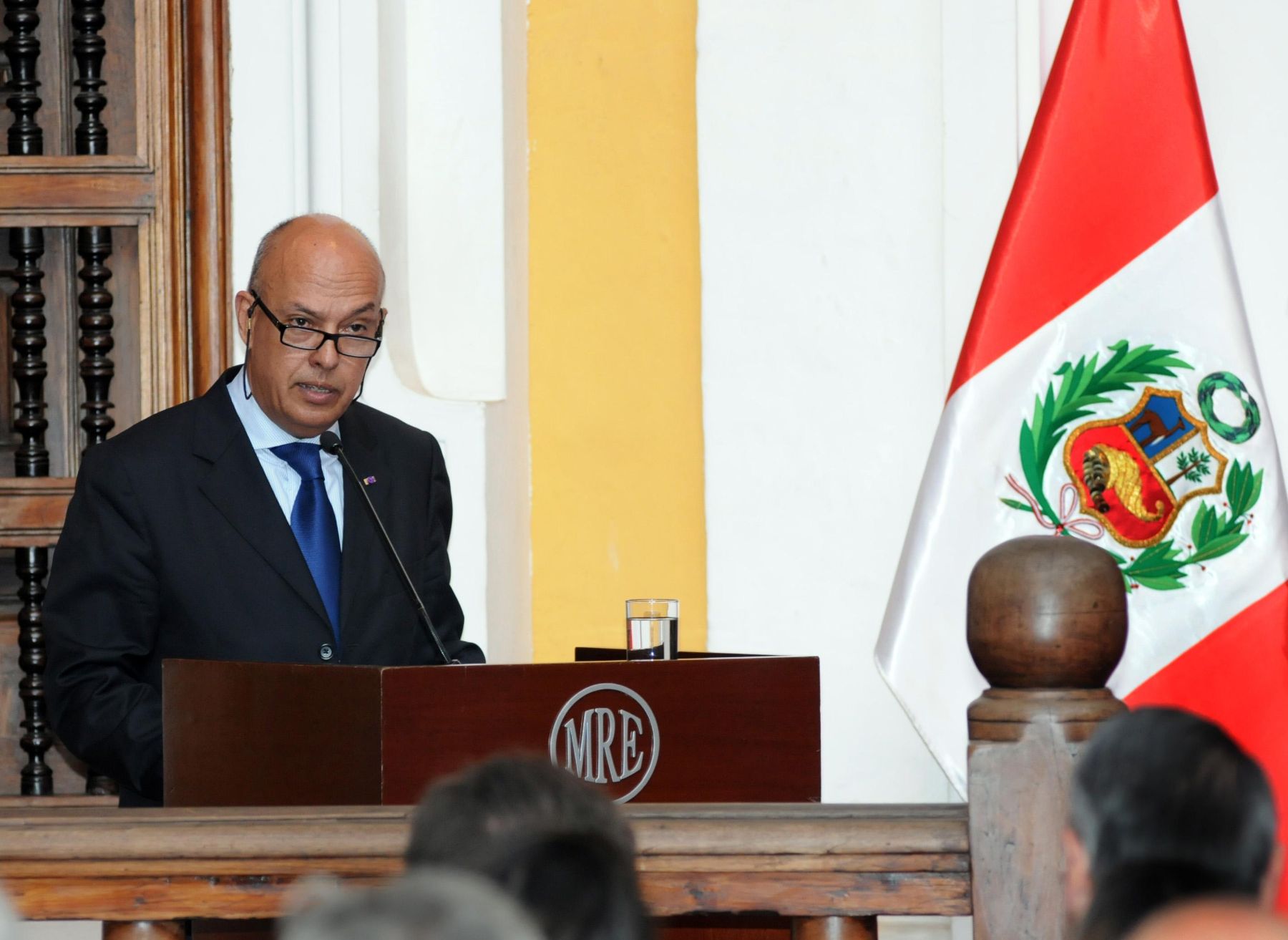 Peruvian Deputy Minister of Foreign Affairs, Jose Beraún. Photo: Ministerio de Relaciones Exteriores del Perú.