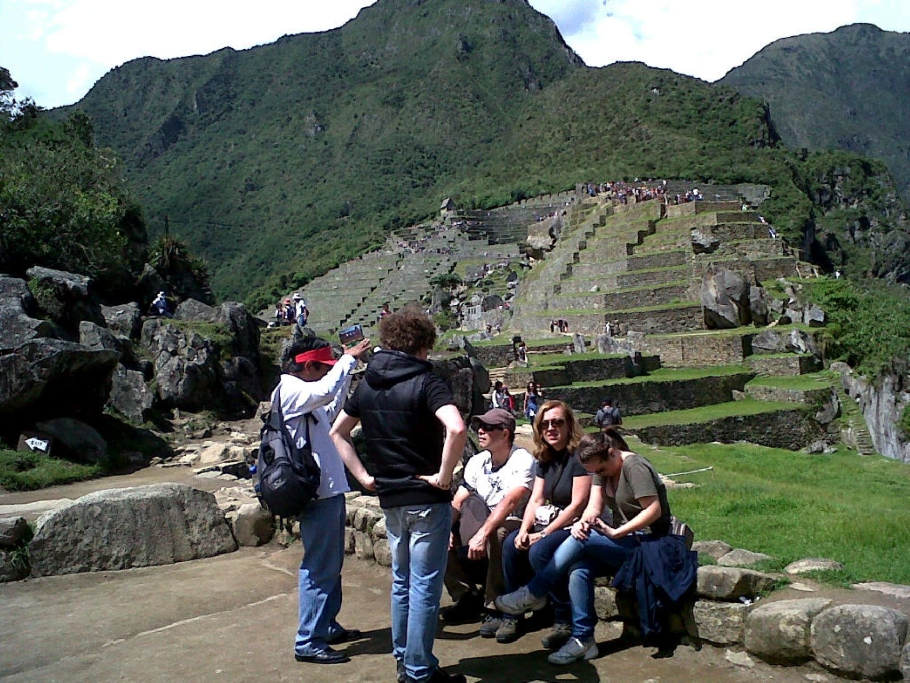 Muchos visitantes llegan a Machu Picchu en Semana Santa en Cusco. ANDINA/SG