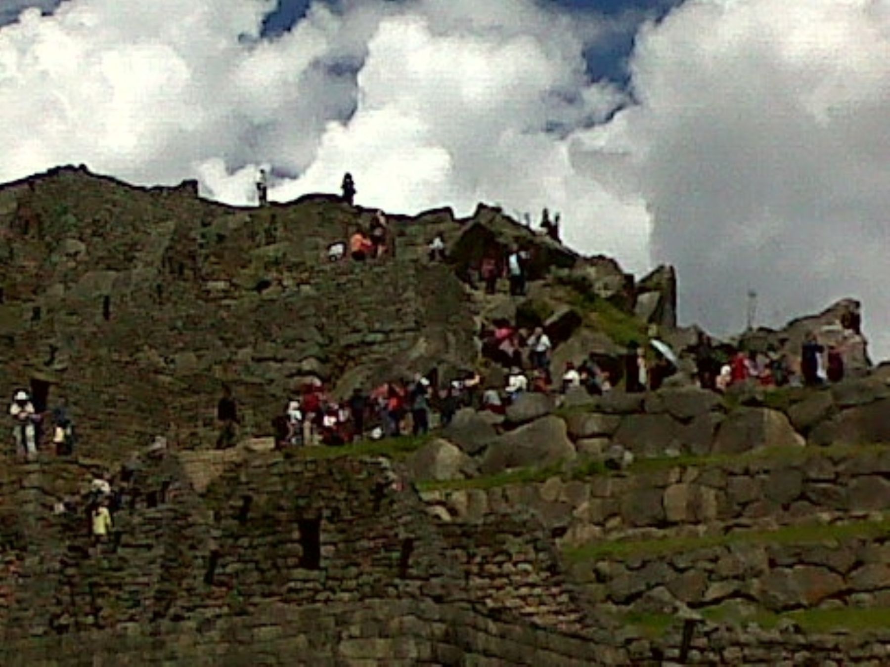 Muchos visitantes llegan a Machu Picchu en Semana Santa en Cusco.ANDINA/ SG