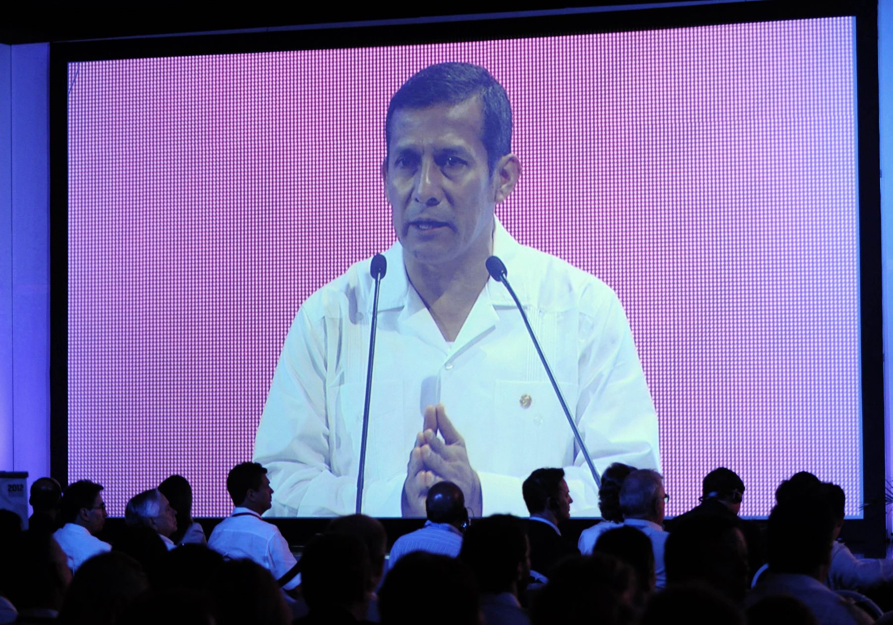 Presidente de la República, Ollanta Humala participó en la Cumbre Empresarial, en el Hotel Hilton de Cartagena, como parte de las actividades en la VI Cumbre de las Américas.
Foto: ANDINA/Prensa Presidencia
