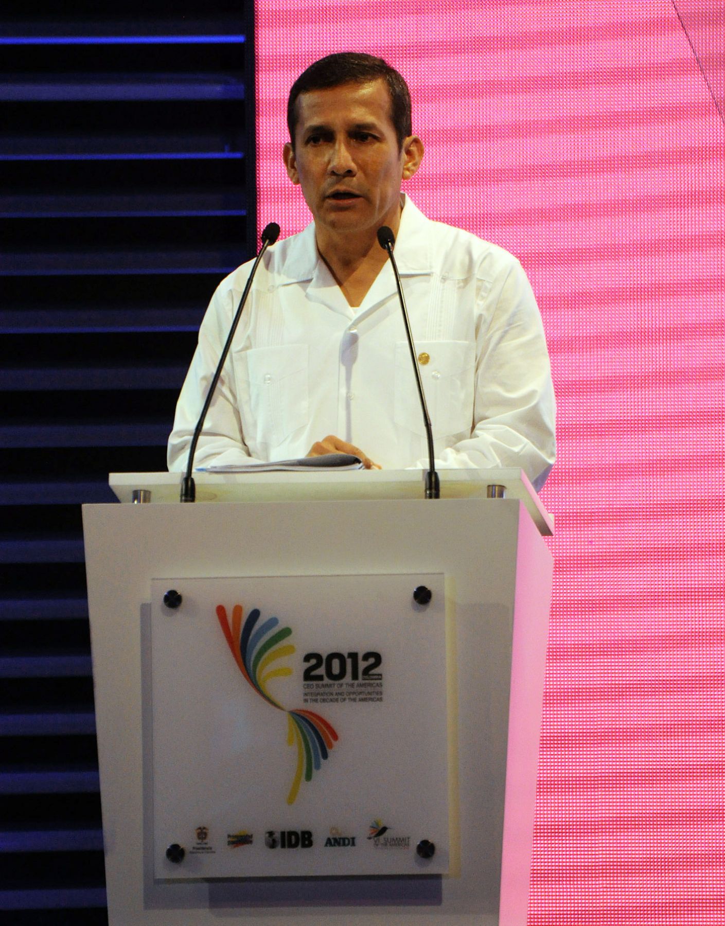 Presidente de la República, Ollanta Humala, participó en la Cumbre Empresarial, en el Hotel Hilton de Cartagena, como parte de las actividades en la VI Cumbre de las Américas.
Foto: ANDINA/Prensa Presidencia