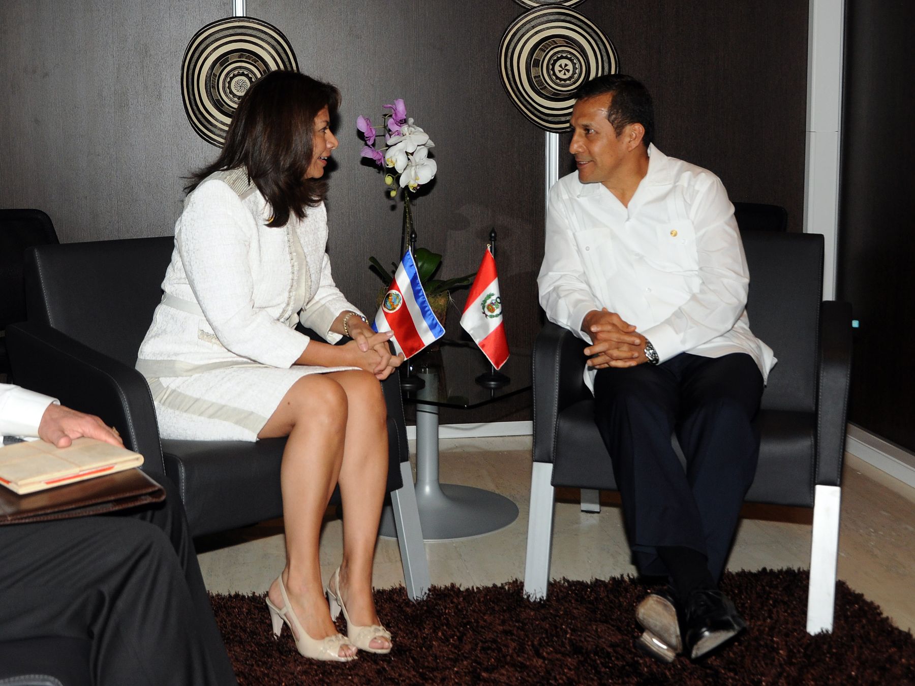 Presidente Ollanta Humala, sostuvo reunión bilateral con presidenta de Costa Rica, Laura Chinchilla, en el marco de la Cumbre de las Américas en Cartagena de Indias Colombia.
Foto: ANDINA/Prensa Presidencia